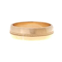 1 22ct Gold Gents Wedding Band -Mathieu Blan Chard Soldes GR 4766 B