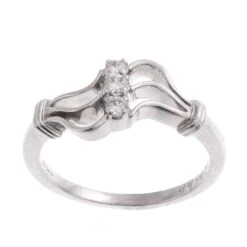 18ct White Gold Diamond Dress Ring KMCS0240 -Mathieu Blan Chard Soldes KMCS0240 MJ1768 C