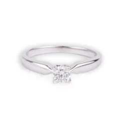Platinum Solitaire Diamond Ring LR-1030