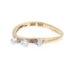 18ct Yellow Gold Cubic Zirconia Dress Ring LR-3509