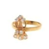 22ct Yellow Gold Cubic Zirconia Dress Ring (3.6g) LR-4193