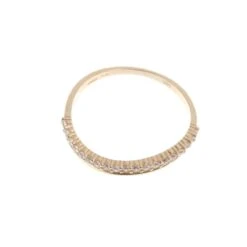 18ct White / Yellow Gold Cubic Zirconia Dress Ring LR-4324 -Mathieu Blan Chard Soldes LR 4324 C