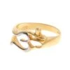 22ct Gold Two Tone Om Ring