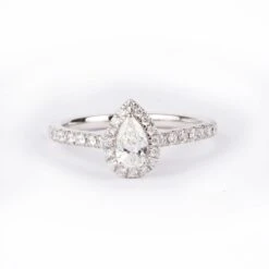 Platinum Cluster Diamond Ring LR-6335