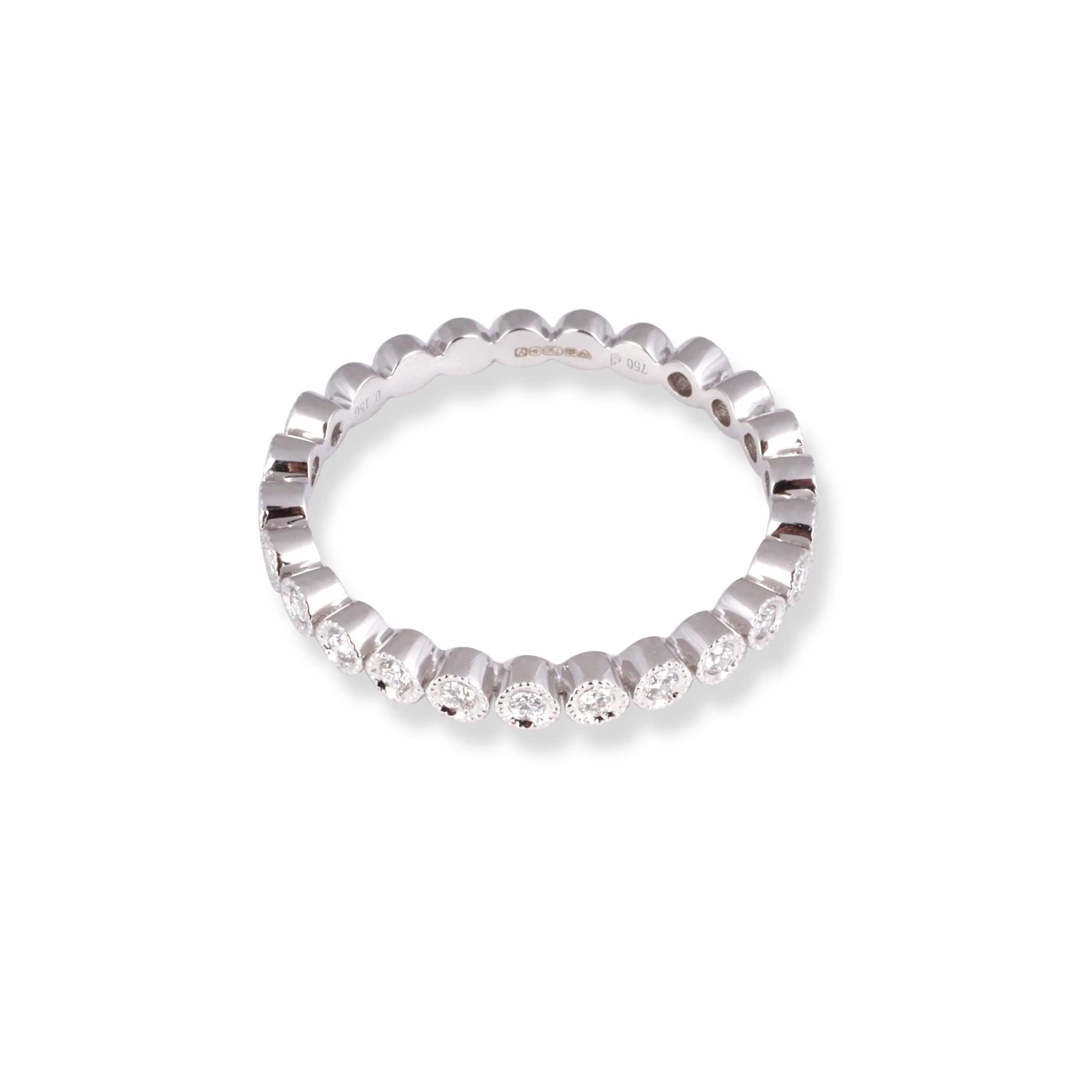 18ct White Gold Three Quarters Eternity Band LR-7047 18ct White Gold Three Quarters Eternity Band LR-7047 -Mathieu Blan Chard Soldes LR 7047 3 scaled