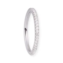 18ct White Gold Diamond Eternity Band LR-7057 -Mathieu Blan Chard Soldes LR 7057 1