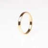 47 18ct Yellow Gold Flat Shape Wedding Band 7814