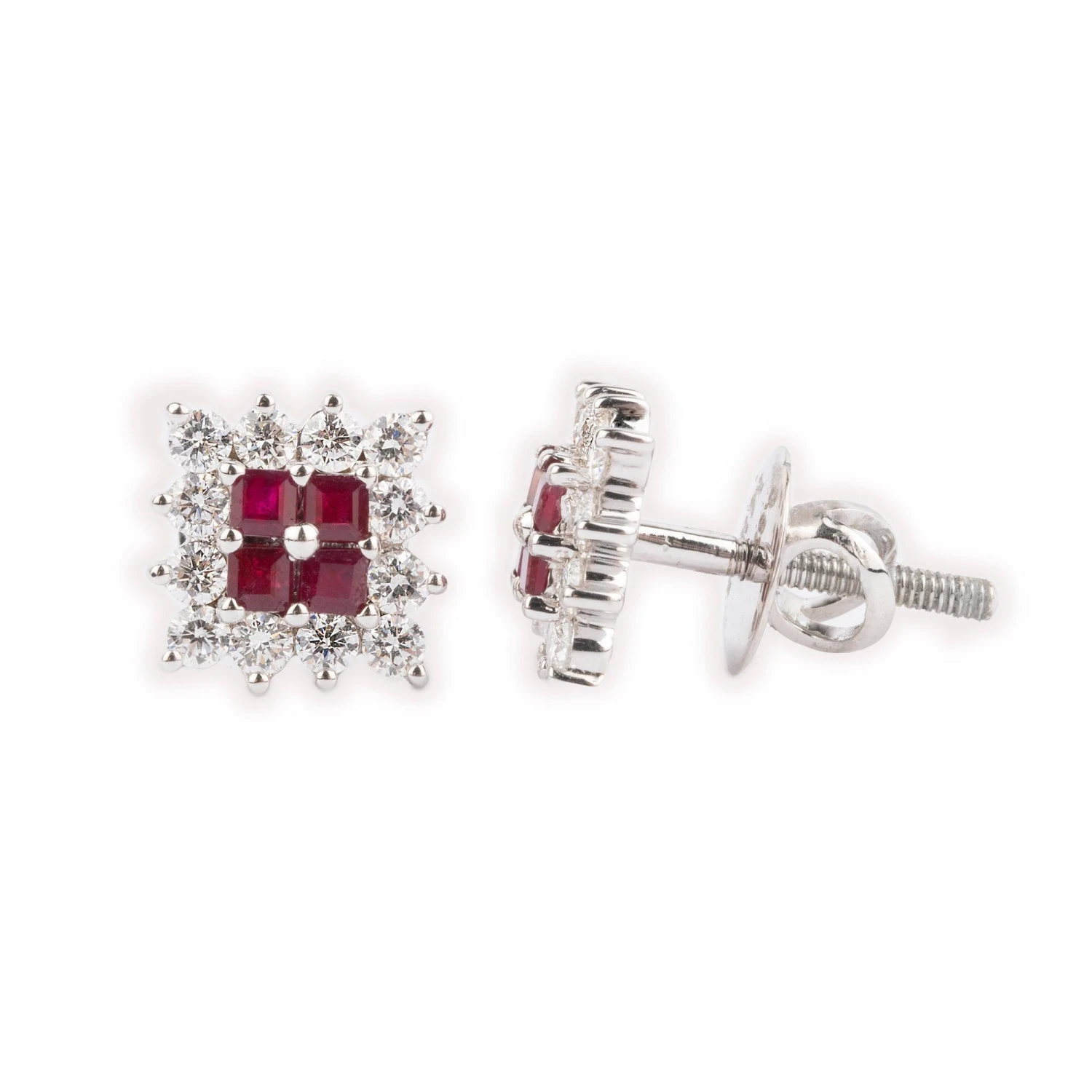 18ct White Gold Diamond & Ruby Chain, Pendant and Earrings Set CH11807-16 MCS2597 MCS2598 18ct White Gold Diamond & Ruby Chain, Pendant And Earrings Set CH11807-16 MCS2597 MCS2598 -Mathieu Blan Chard Soldes MCS2598