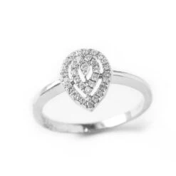 18ct White Or Yellow Gold Diamond Dress Ring MCS3627