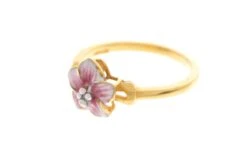 22ct Gold Flower Dress Ring (3.6g) LR-2316 -Mathieu Blan Chard Soldes MJ2316 A