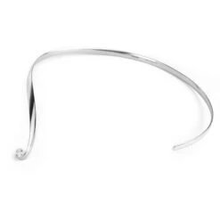 Platinum Diamond Choker Style Necklace And Diamonds N&E-2190