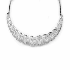 18ct White Gold Necklace, Earrings & Ring Set With Cubic Zirconia Stones (59.1g) N&E&LR-5231 3 18ct White Gold Necklace, Earrings & Ring Set With Cubic Zirconia Stones (59.1g) N&E&LR-5231 -Mathieu Blan Chard Soldes N 5231