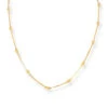 22ct Gold Chain With Diamond Cut & Gold Beads At Intervals With Lobster Clasp – Elegant Luxury Jewellery| 16 Inches