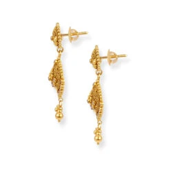 1 22ct Gold Antiquated Look Design Necklace With Cubic Zirconia Stones & Hook Clasp. 2 1 22ct Gold Antiquated Look Design Necklace With Cubic Zirconia Stones & Hook Clasp. -Mathieu Blan Chard Soldes P1160234