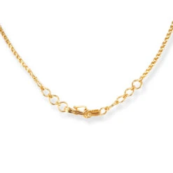 22ct Gold Necklace Suite With Cubic Zirconia Stones & Hook Clasp. -Mathieu Blan Chard Soldes P1160237