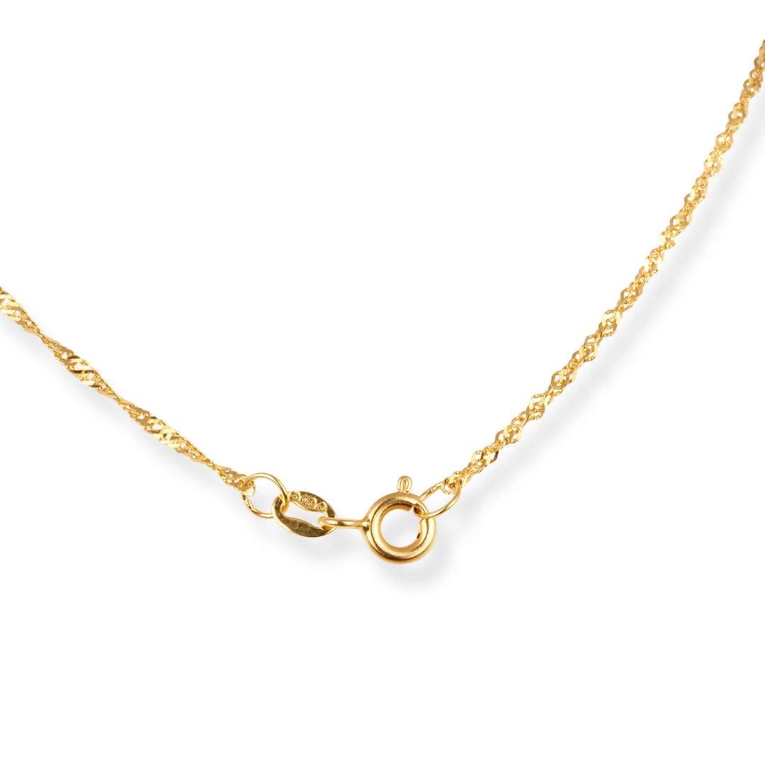 22ct Women's Gold Flower Pattern Pendant Suite with Pink Cubic Zirconia Stones 22ct Women's Gold Flower Pattern Pendant Suite With Pink Cubic Zirconia Stones -Mathieu Blan Chard Soldes P1160279