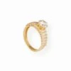 22ct Gold Ring With Cubic Zirconia LR-7107