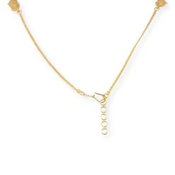 22ct Gold Long Haram Necklace & Earrings Set – Triple Layer Filigree Design -Mathieu Blan Chard Soldes PC090002