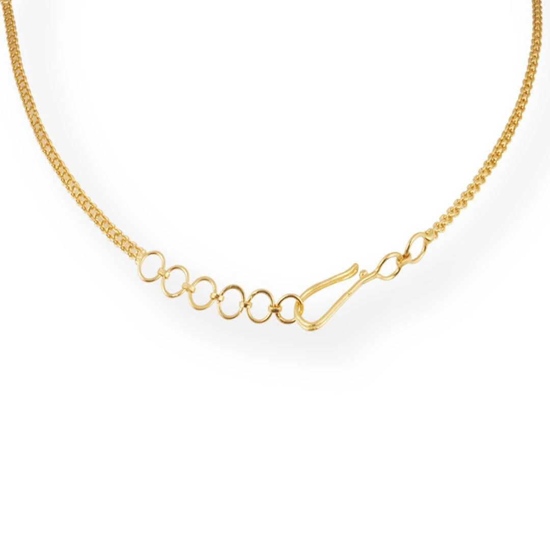 22ct Gold Antique-Style Bridal Necklace & Earrings Set with Intricate Filigree 22ct Gold Antique-Style Bridal Necklace & Earrings Set With Intricate Filigree -Mathieu Blan Chard Soldes PC120008