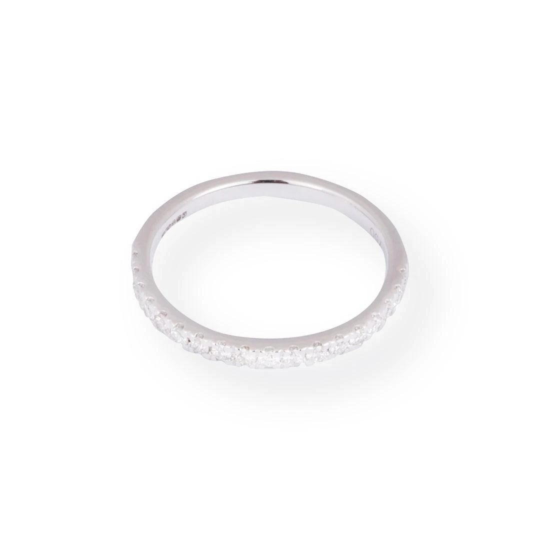 18ct White Gold Diamond Half-Eternity Band LR-5815 18ct White Gold Diamond Half-Eternity Band LR-5815 -Mathieu Blan Chard Soldes PC190108