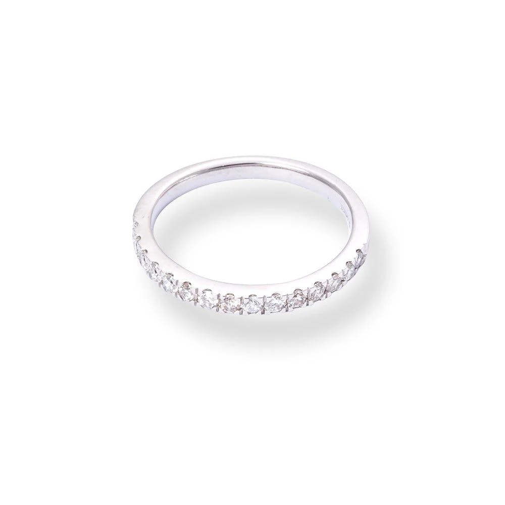 Platinum Diamond Half-Eternity Band LR-6698 Platinum Diamond Half-Eternity Band LR-6698 -Mathieu Blan Chard Soldes PlatinumDiamondHalf EternityBandLR 6698 1