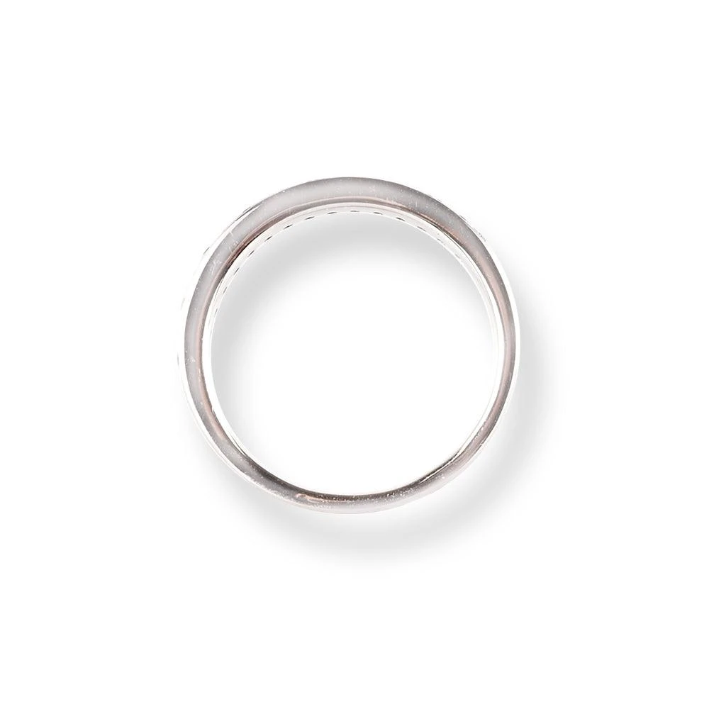 Platinum Diamond & Emerald Half-Eternity Band LR-6668 Platinum Diamond & Emerald Half-Eternity Band LR-6668 -Mathieu Blan Chard Soldes PlatinumDiamond EmeraldHalf EternityBandLR 6668 3