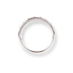 Platinum Diamond & Ruby Half-Eternity Band LR-6669 4 Platinum Diamond & Ruby Half-Eternity Band LR-6669 -Mathieu Blan Chard Soldes PlatinumDiamond RubyHalf EternityBandLR 6669 4