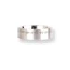 Platinum Gents 'I Love You' Engraved Wedding Band GR-4739