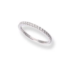 Platinum Round Brilliant Cut Diamond Claw Set Eternity Band LR-6707 -Mathieu Blan Chard Soldes PlatinumRoundBrilliantCutDiamondClawSetEternityBandLR 6707 2