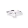 Platinum Solitaire Engagement Ring With 'Cushion' Cut Diamond LR-6704