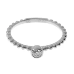 18ct White Gold Diamond Engagement Ring R38284-3020 -Mathieu Blan Chard Soldes R38284 3020 C