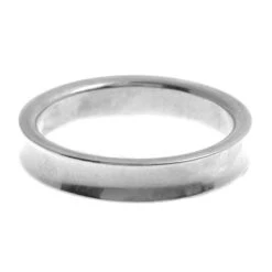Sterling Silver Gents Wedding Band - Timeless Men’s Ring | Size T
