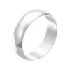 Sterling Silver Wedding Ring - Simple And Timeless Band | Size P