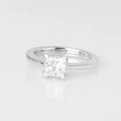 Platinum Diamond Engagement Ring ZHF02340 2 Platinum Diamond Engagement Ring ZHF02340 -Mathieu Blan Chard Soldes ZHF02340