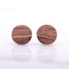 Boucles D'oreilles En Bois Et Argent Sterling Ou Or 14K Personnalisée