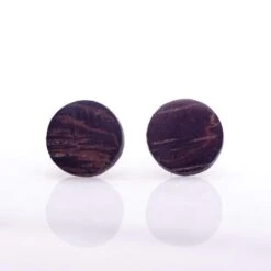 Boucles D'oreilles Minimalistes En Bois Personnalisée