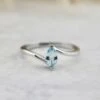 Bague Aqua En Or 14K Et Topaze