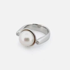 Bague La Perlée En Argent Sterling
