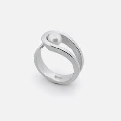 Bague En Argent Sterling Et Perle 2 Bague En Argent Sterling Et Perle -Mathieu Blan Chard Soldes bague en argent sterling et perle jean bastien bagues mathieu blanchard 39457967341816