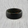 Bague En Tungstène Et Bois D'érable Infusé Zébré
