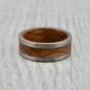 Bague En Tungstène Et Bois De Whisky