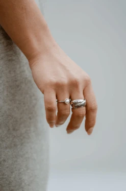 Bague Éva En Argent Sterling 2 Bague Éva En Argent Sterling -Mathieu Blan Chard Soldes bague eva en argent sterling jean bastien bagues mathieu blanchard 39515619295480