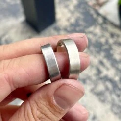 Bague Jonc Le Massif En Argent Sterling -Mathieu Blan Chard Soldes bague jonc le massif en argent sterling mathieu blanchard bagues mathieu blanchard 40447671402744