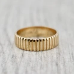 Bague Vertical En Or 10K