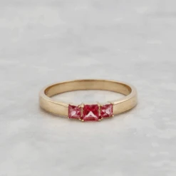 Bague Princesse En Or 14K Et Topaze