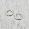 Boucles D'oreilles Anneaux Simples En Acier