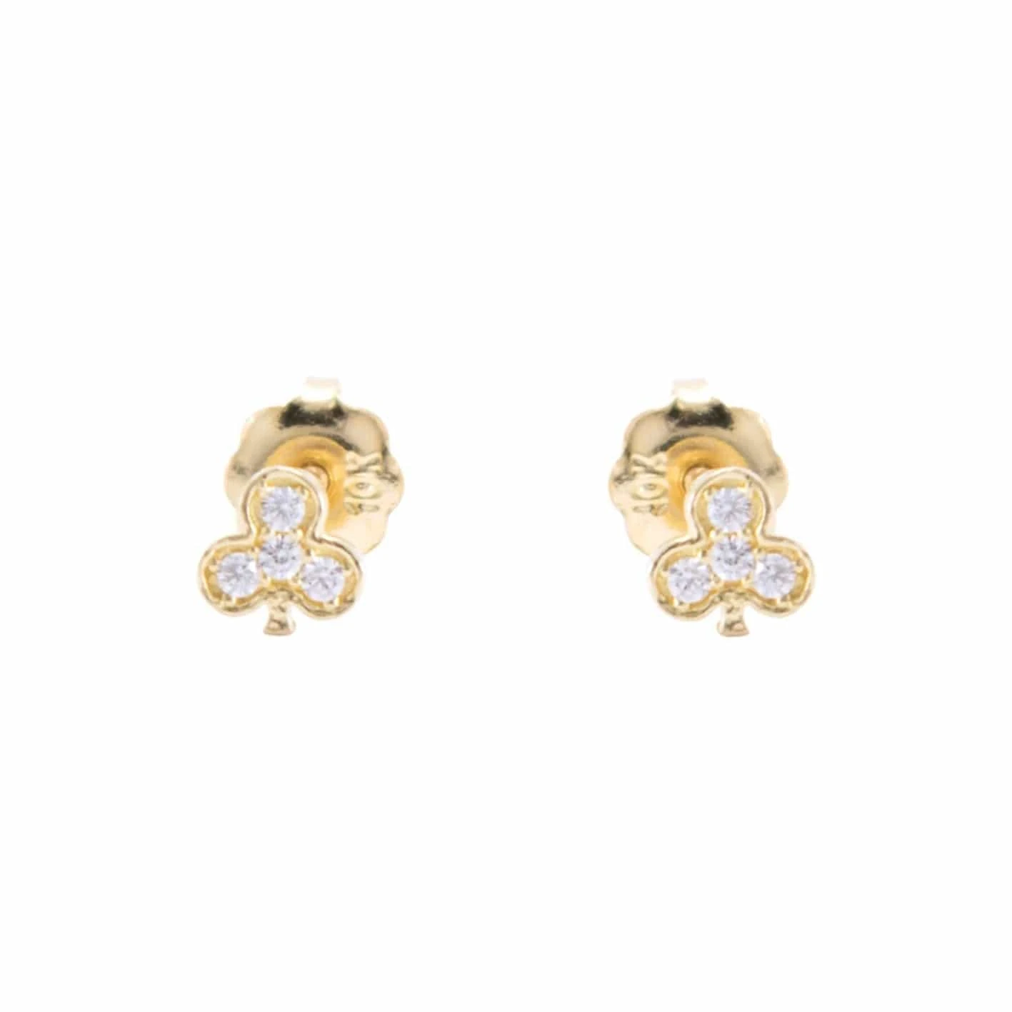 Boucles d'oreilles Trèfles en or 10K Boucles D'oreilles Trèfles En Or 10K -Mathieu Blan Chard Soldes boucles d oreilles boucles d oreilles trefles en or 10k 38075311390968