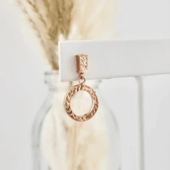 Boucles D'oreilles Cercles En Or 10K