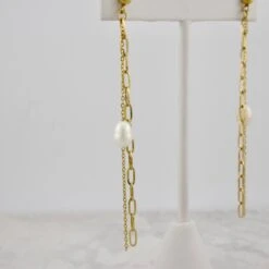 Boucles D'oreilles Éclisse En Acier -Mathieu Blan Chard Soldes boucles d oreilles eclisse en acier mathieu blanchard collier double avec perle baroque en acier mathieu blanchard mathieu blanchard joaillerie 1105058461