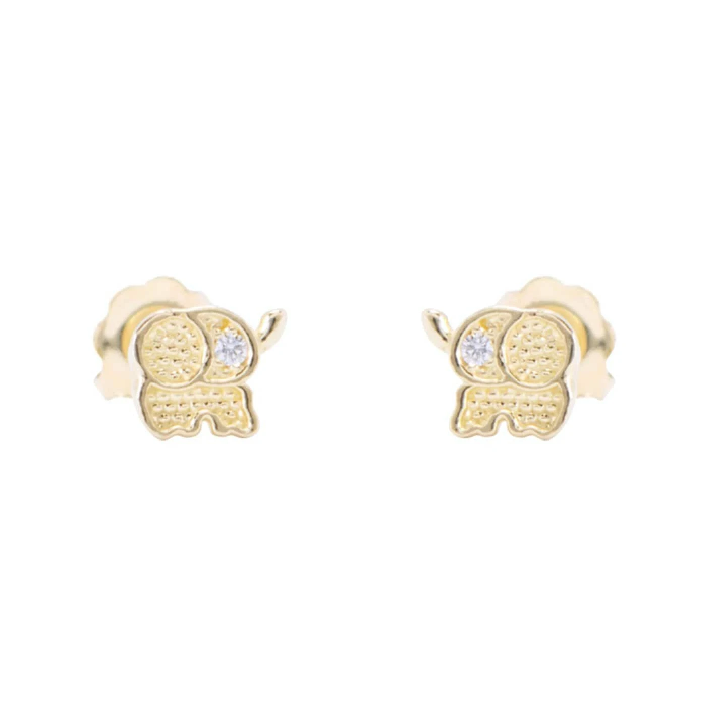 Boucles d'oreilles Éléphanteaux en or 10K Boucles D'oreilles Éléphanteaux En Or 10K -Mathieu Blan Chard Soldes boucles d oreilles elephanteaux et cz sur or 10k 21255942471847
